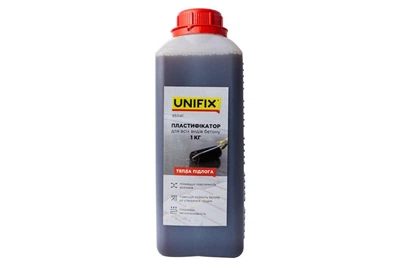 Пластифікатор для бетону Unifix 1 кг для теплої підлоги, проти тріщин, підвищеної міцності (951141)