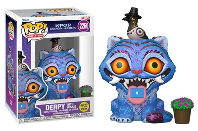 Игровая фигурка Голубой тигр Дерпи Funko POP! Animation K-Pop Demon Hunters Derpy with Sussie 94693