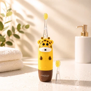 Дитяча звукова зубна щітка Medica+ KidsBrush 2.0 Yellow (від 2 до 12 років)