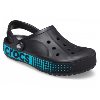 Крокси чоловічі сабо Crocs Bayaband Logo Motion Black 43 чорні