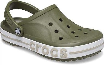 Крокси чоловічі сабо Crocs Bayaband Khaki 44 (EU 45-46) зелені