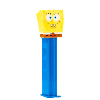 PEZ Dispenser SpongeBob SquarePants (Диспенсер PEZ «Спанч Боб» - Спанч Боб забавный) с конфетами 17 г (2 х 8,5 г)