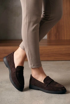 Лофери жіночі Fashion коричневі 347156_39 (24.5 см)