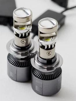 LED лампи H7 з міні лінзою 80W 5700K комплект 2 шт для авто