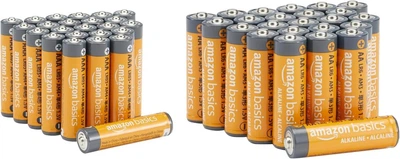 Батарейки щелочные Amazon Basics Alkaline 22 AA и 24 AAA напряжение 1 5V срок хранения до 10 лет без ртути и кадмия не перезаряжаются - Уценка