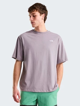 Футболка бавовняна довга чоловіча The North Face M Tnf Essential Simple Dome NF0A8EVWG7O S Сіра (800070354827)