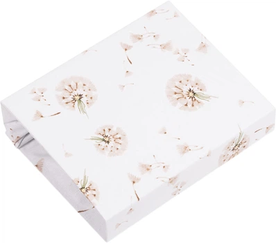Prześcieradło dziecięce Sensillo Dmuchawce 60x120 cm Beżowe (5903076322975)