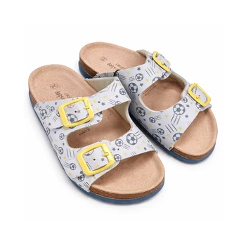 Шлепанцы кожаные ортопедические для мальчика Lidl Step by Step (Kaufland) 20767817 24 Голубой