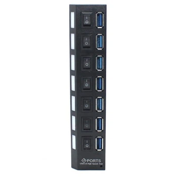 USB 3.0 Hub 7-портовий хаб до 5 Гбіт/с
