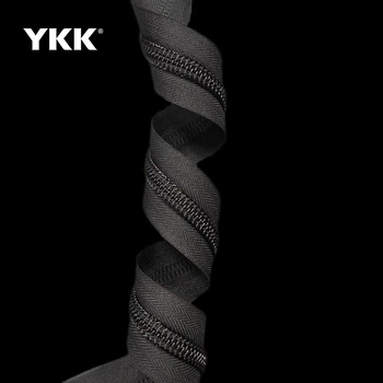 Блискавка ESoft спіральна ykk 10 чорна рулонна на відріз без бігунка
