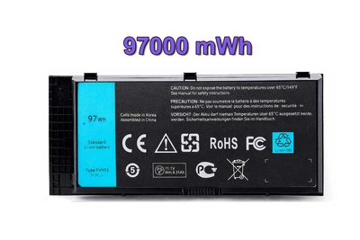 Батарея, Аккумулятор ноутбука DELL FV993 97000 mWh