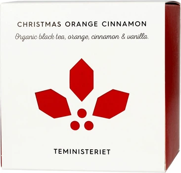 Herbata czarna Teministeriet Christmas Orange Cinnamon sypana 100 g (7340023003644)