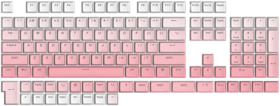 Klawisze Redragon A139 US ANSI 104 Ombre Pink (6950376717894)