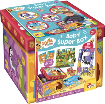 Zestaw gier planszowych Lisciani Carotina Baby Super Box (wersja wielojęzyczna) (8008324107827)