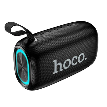 Портативная беспроводная Bluetooth колонка Hoco HC25 Radiante sports компактная акустика с влагозащитой IPX4 и ремешком для переноски |Bluetooth 5.2, AUX/USB/TF/FM, TWS, 20W, 4000mAh, 3h| Черный