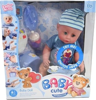 Lalka bobas Ledy Toys z dźwiękiem B1722289 (5900733578706)