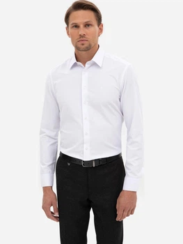 Рубашка мужская Pierre Cardin G021GL004-000-2349587(Beyaz) 2XL Белая (8683859333363)