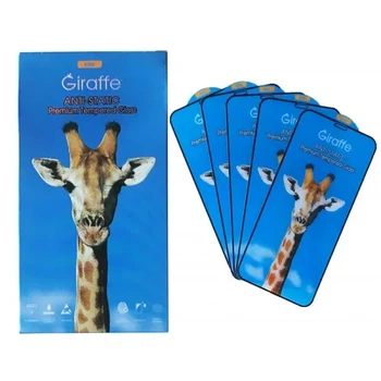 Захисне скло Giraffe Anti-static glass for iPhone 11 Pro Max/ XS Max black тех упаковка (5шт)