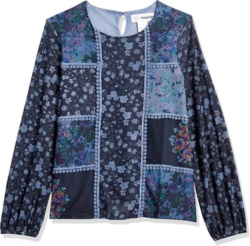 Детская блузка Desigual голубая 122/128 134/140