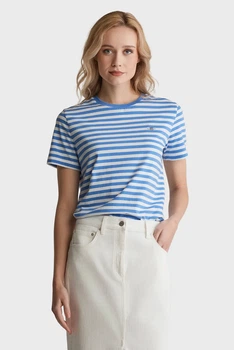 Жіноча футболка у смужку REG STRIPED SHIELD Gant XS 4200564