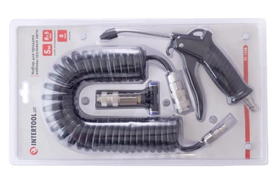 Набор для продува кабины грузовых автомобилей Intertool PT-1508 8 мм x 5 м (в наборе 3 предмета)