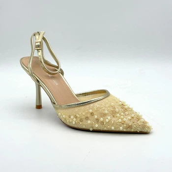 Босоножки C&L Fashion BE-710 gold 261244 Золотистый 41 25,5см