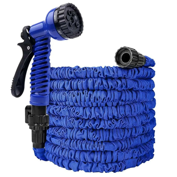 Шланг для поливу 75 м + розпилювач, V-HOSE, колір Синій / Садовий поливальний (L)