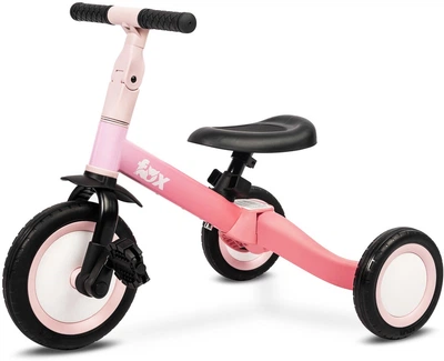 Триколісний велосипед Toyz Fox 4 в 1 Рожевий (5903076322319)