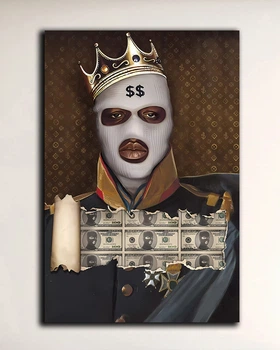Стильна картина для офісу та кабінету «Dollars King» - 40х60 см