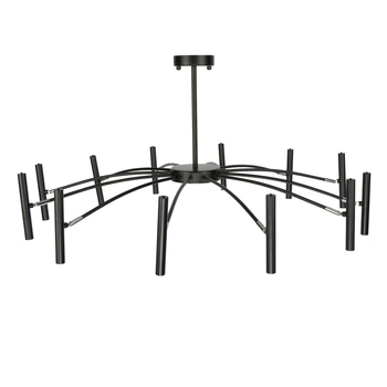 Подвесная люстра Berger 7024-PL-12 Black, G9, 12 ламп