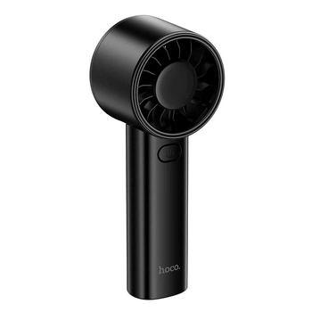 Вентилятор HOCO HX600 handheld fan, 3Levels, 1200mAh, 1.5-4.5h, 70dB, black