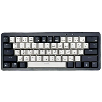 Игровая механическая клавиатура Kondor Starlight / Проводное подключение / Brown Switch / White Black