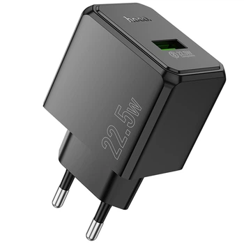 Сетевое зарядное устройство HOCO CS17A Wish QC3.0 22.5W (1USB-A) (Black) (250919)
