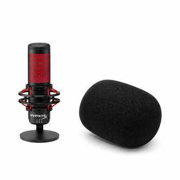 Ветрозащита поролоновая насадка поп фильтр для микрофона HyperX QuadCast (HX-MICQC-BK)