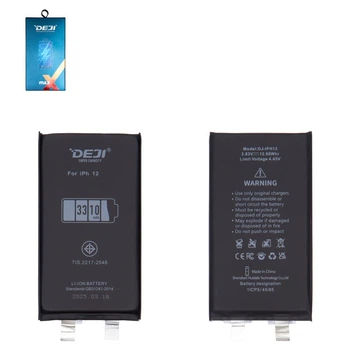 Акумулятор Deji для Apple iPhone 12, Li-ion, 3,83 B, 3310 мАг, без контролера, збільшена ємність