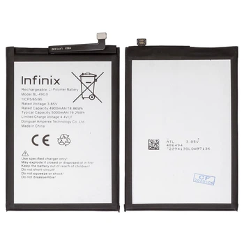 Акумулятор BL-49GX для Infinix Hot 11s, Hot 12 Pro (X668C), Note 10 (X693), Note 11i, Note 11S (X698), Note 7 (X690), ZERO X Neo, Li-Polymer, 3,85 B, 5000 мАг, Original (PRC)