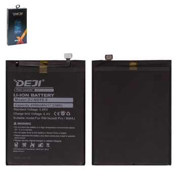 Акумулятор Deji BM4J для Xiaomi Redmi Note 8 Pro, Li-ion, 3,85 B, 4500 мАг