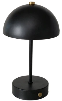 Lampka nocna Boltze grzybek Petunia 25 cm Czarny (4066076389704)