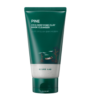 Глиняная маска-пенка для умывания с экстрактом игл сосны Round Lab Pine Cica Deep Pore Clay Mask Cleanser, 150 мл