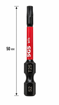 Бита impact TORX 25 x 50мм S2 (SGS)