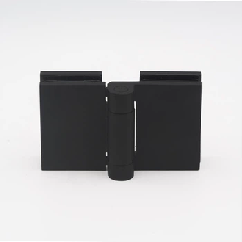 Петля для душової кабіни без фіксації скло-скло (Black) чорна нержавійка, SUS 304