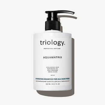 Увлажняющий шампунь для всех типов волос Aquamatrix Trilogy.
