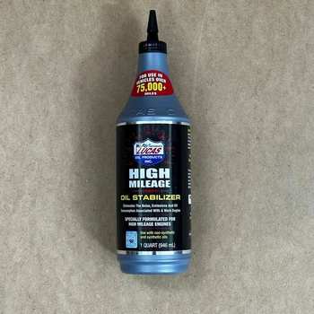Стабилизатор моторного масла для авто с пробегом Lucas High Mileage Oil Stabilizer 946 мл (10118)