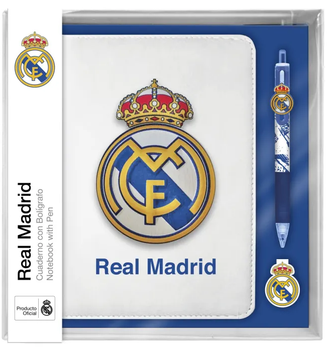 Pamiętnik Real Madrid z długopisami 10 kolorów RM00021 (8435507892889)