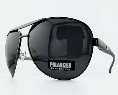 Солнцезащитные Очки Капли Авиаторы POLARIZED P312 C.3 с Поляризацией Черный