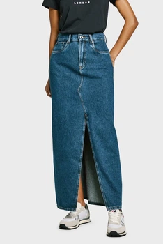 Жіноча синя джинсова спідниця MAXI SKIRT HW Pepe Jeans S PL901185EF2R