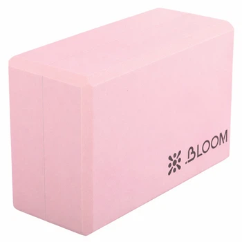 Блок для йоги цегла опорна для йоги Bloom Yoga Brick 7040 розмір 22.9x10x15см Pink