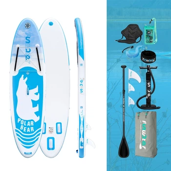 SUP-дошка надувна FunWater SUPFW07A 320 см POLAR BEAR синього кольору