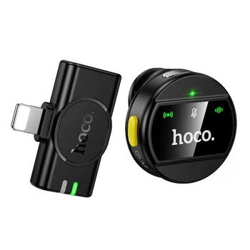 Бездротова мікрофонна система Hoco L21 Charm Magnetic (Lightning) Black