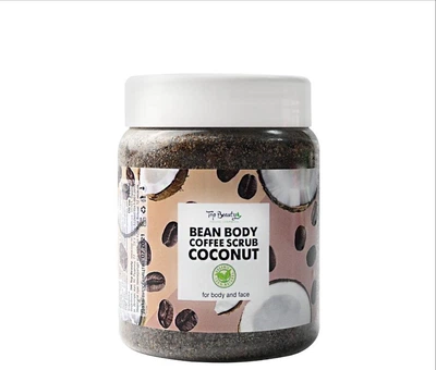 Скраб для тела и лица Top Beauty Bean Body Coffee Scrub Coconut с ароматом кофе и кокоса 250 мл
